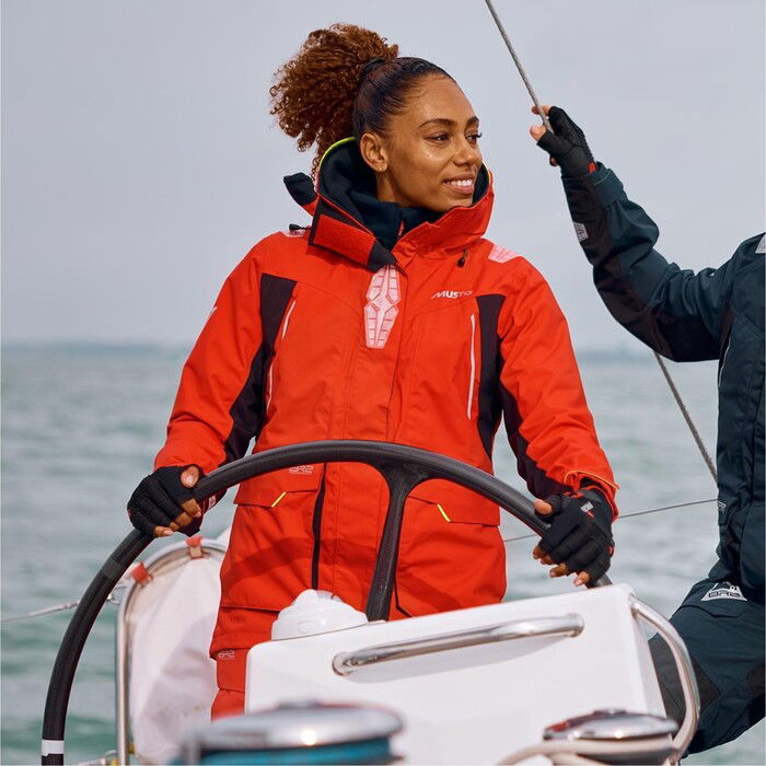 2024 Musto Para Mujer Br2 Chaqueta De Vela Offshore 2.0 82085 - True Red